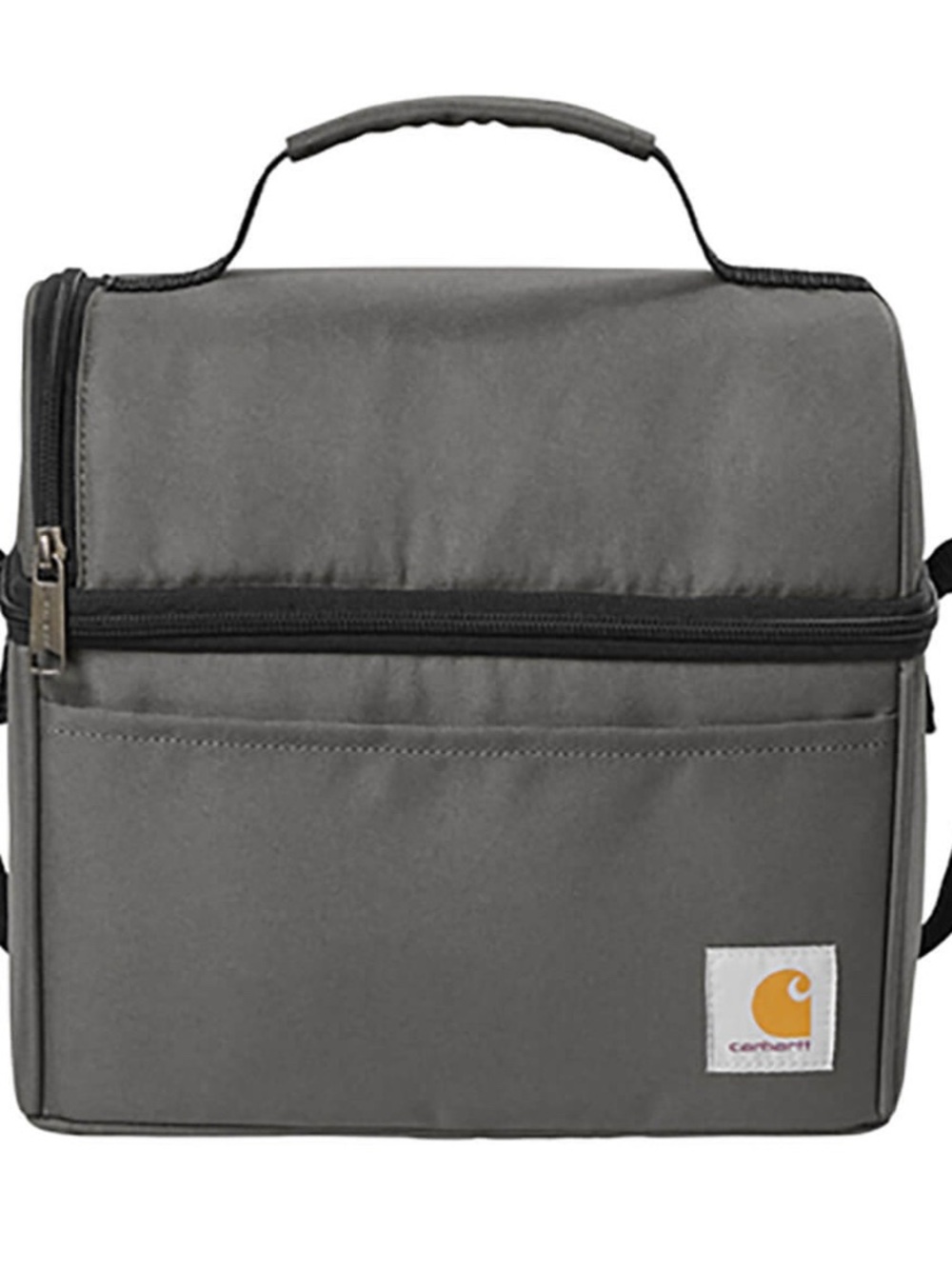 Carhartt Gray Soft-Top Insulated Toiletry / Lunch Bag